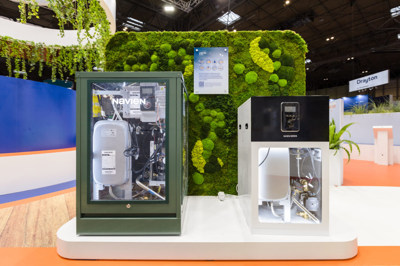 Navien UK's stand at the Installer Show.