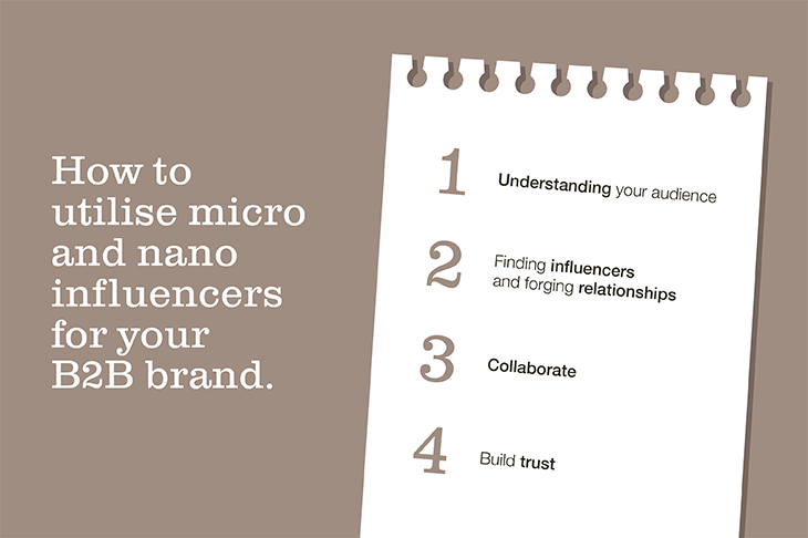 How to utilise micro and nano influencers for your b2b brand